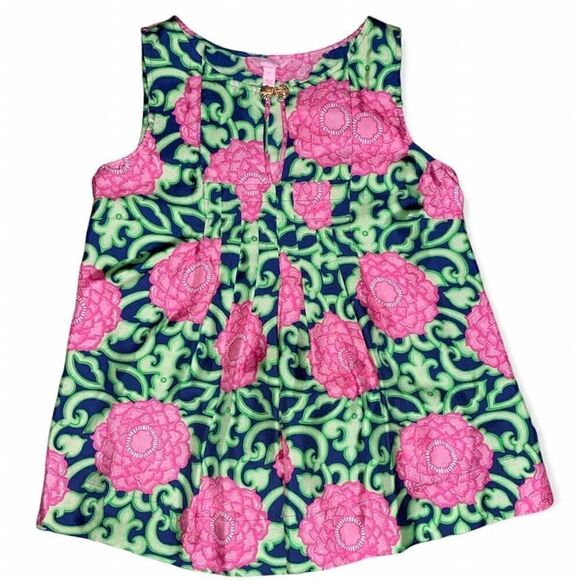 Lilly Pulitzer Silk Top - Picture 1 of 8
